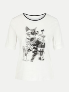 Marc Cain T-Shirt mit Aufdruck 110-off bei Robert Ley