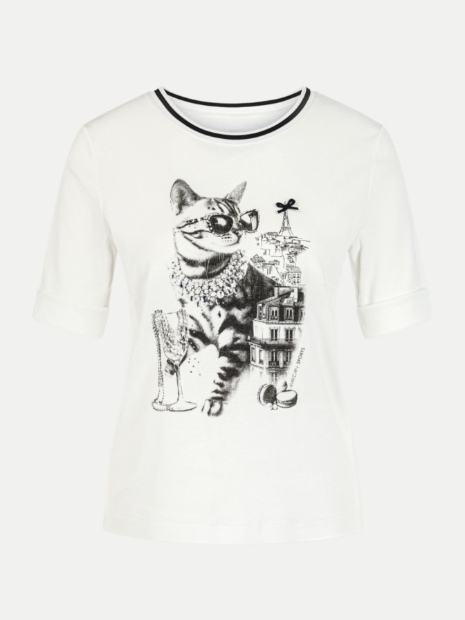 Marc Cain T-Shirt mit Aufdruck bei Robert Ley