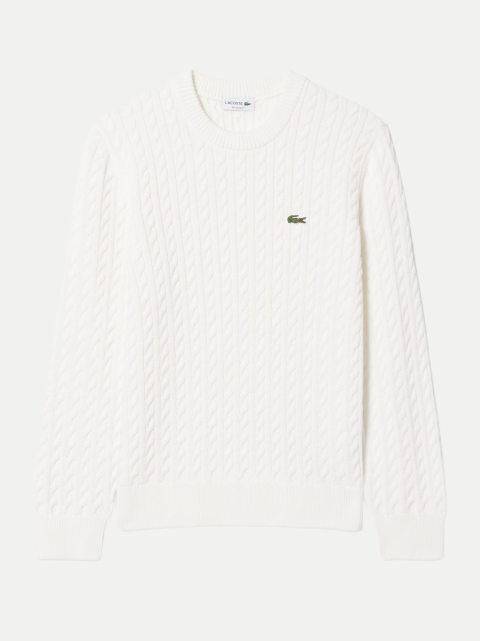 Lacoste Pullover mit Zopfmuster bei Robert Ley