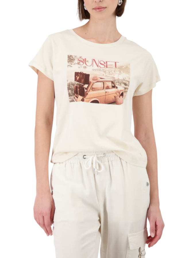 Monari T-Shirt mit Foto-Print bei Robert Ley