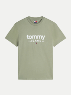 Tommy Jeans T-Shirt mit Logo-Print PMO-GREEN bei Robert Ley