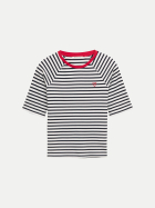 Tom Tailor Denim T-Shirt mit Streifenmuster 25924-navy white stripe bei Robert Ley
