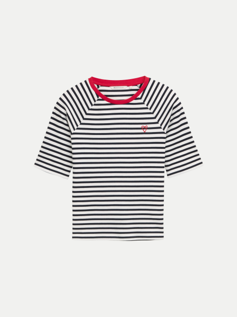 Tom Tailor Denim T-Shirt mit Streifenmuster bei Robert Ley