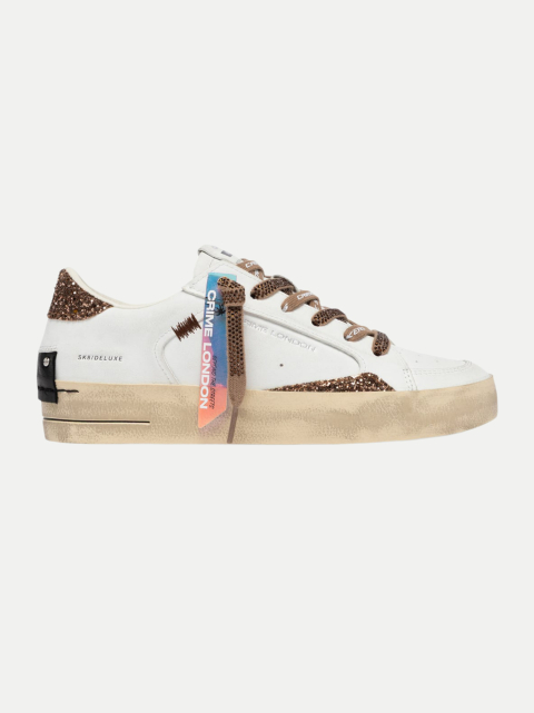 Crime London Sneaker SK8 DELUXE white bei Robert Ley