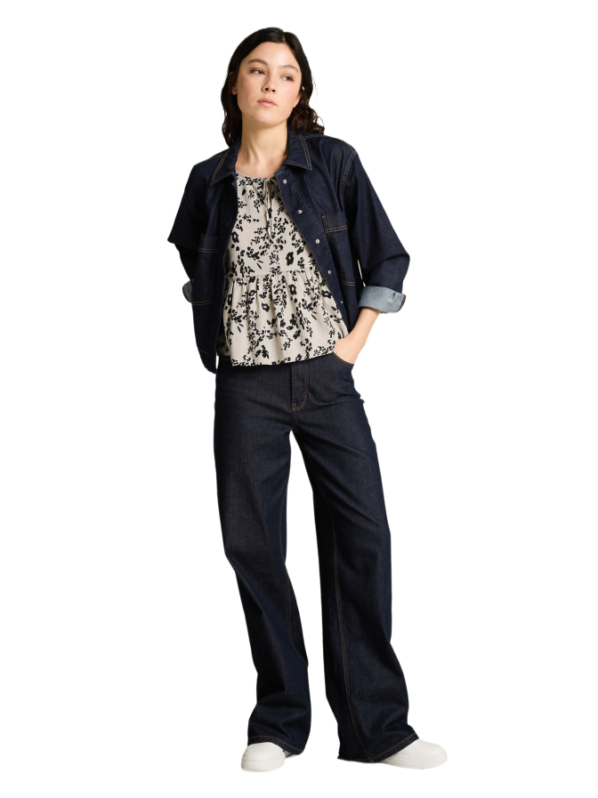 Tom Tailor Denim Blusentop mit Volant bei Robert Ley