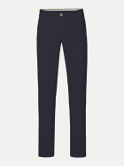 HILTL Slim-Fit Chino Tavi aus Seiden-Mix 40marine bei Robert Ley