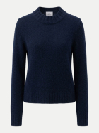 LU REN Kaschmir-Grobstrick-Pullover Loras mit Seidenanteil french navy bei Robert Ley