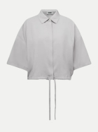 Drykorn Cropped-Hemdbluse LAINAY 6502-grau bei Robert Ley
