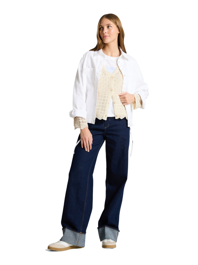 Tom Tailor Denim Strickjacke mit Lochmuster bei Robert Ley