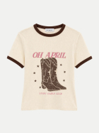 OH APRIL T-Shirt Boots 1001-off white bei Robert Ley