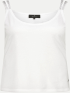 Monari Top mit Pailletten-Träger 105-cream bei Robert Ley