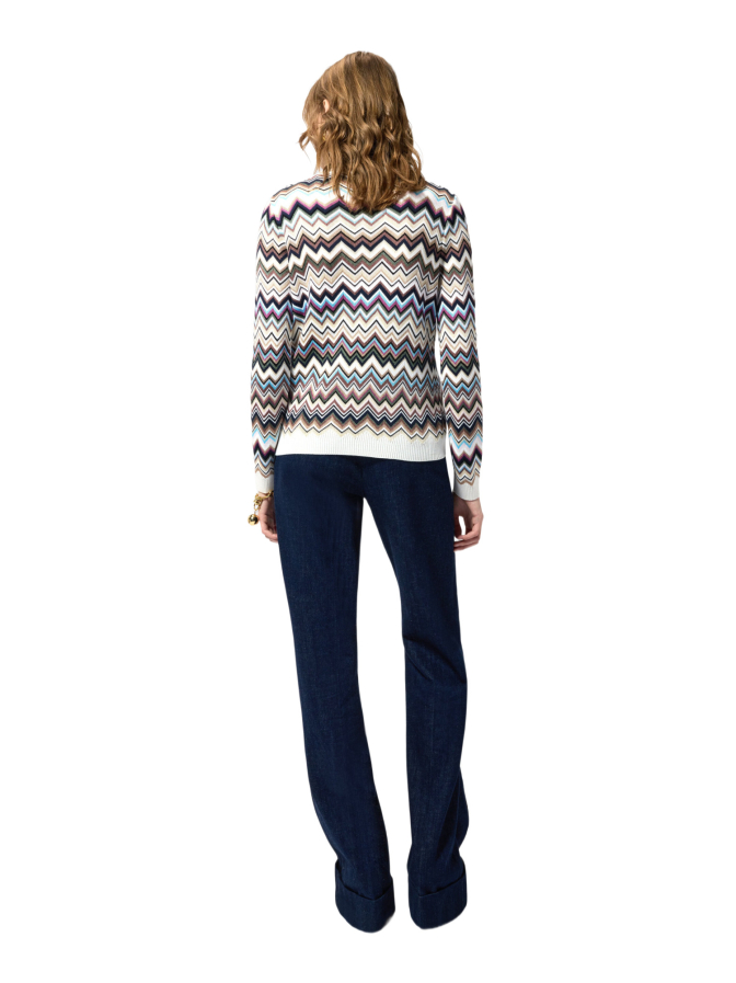 MISSONI Rollkragenpullover mit Zig Zag-Muster bei Robert Ley