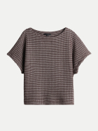 Opus Strukturiertes Sweatshirt Gutina 20040-affogato bei Robert Ley