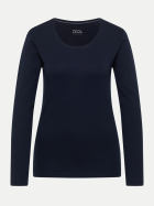 Cecil Basic Langarmshirt Pia 15512-universal blue bei Robert Ley