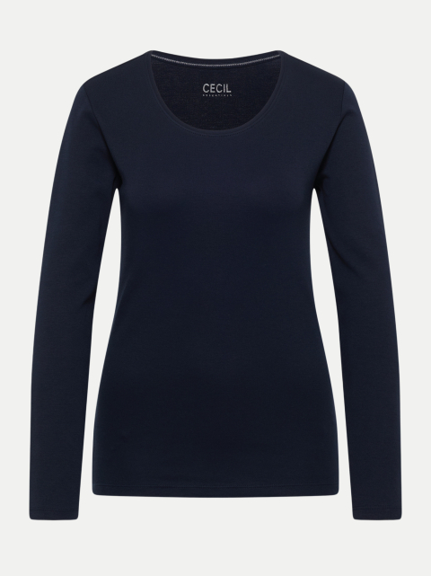 Cecil Basic Langarmshirt Pia bei Robert Ley