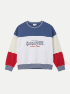 s.Oliver RED LABEL s.Oliver x Heidi Klum: Colorblock-Sweatshirt 55D3-BLUE bei Robert Ley