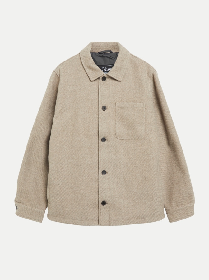 s.Oliver RED LABEL Overshirt in Wolloptik bei Robert Ley