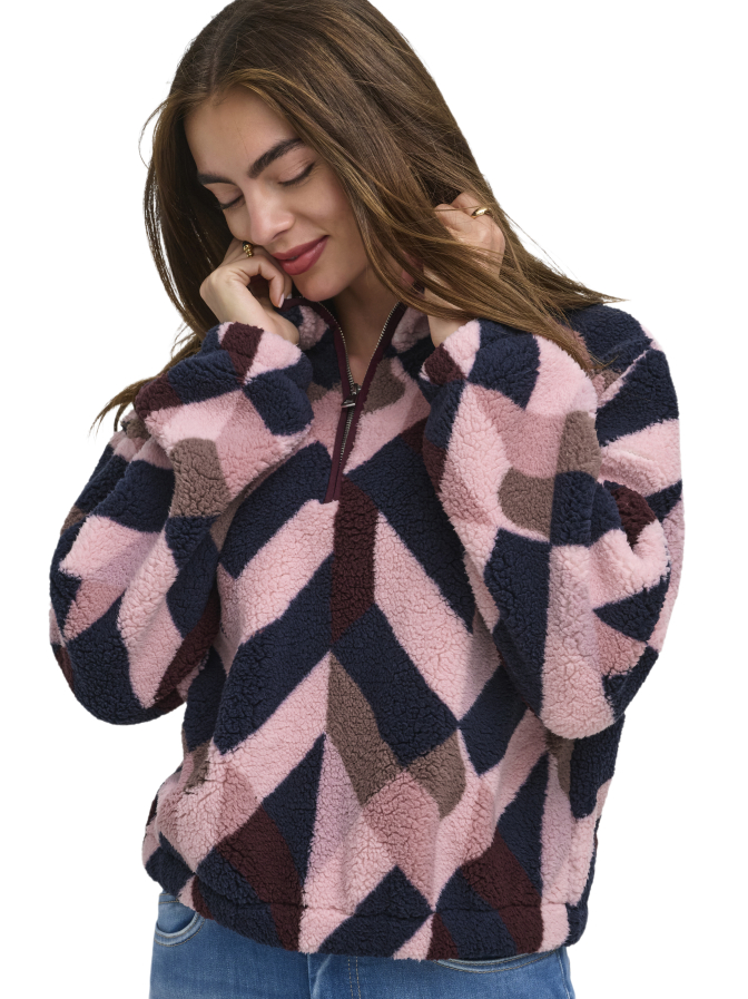 Only Half-Zip Sweat mit Stehkragen bei Robert Ley