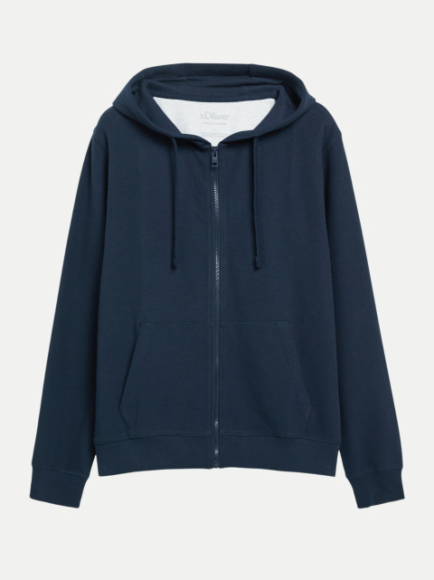 s.Oliver RED LABEL Kapuzensweatjacke aus Waffelpiqué bei Robert Ley