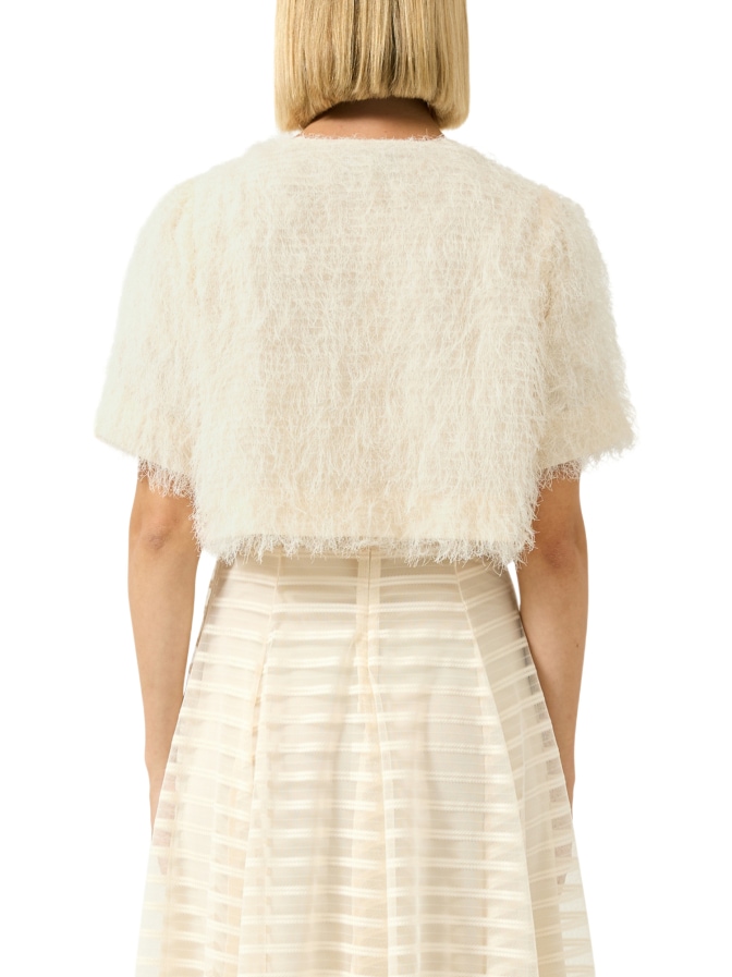 s.Oliver BLACK LABEL Cropped Kunstfelljacke bei Robert Ley