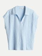 Opus Poloshirt Santolini mit V-Ausschnitt 60032-seasalt bei Robert Ley