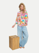 Emily Van Den Bergh Bluse mit Multicolour Print 890-multi flow bei Robert Ley