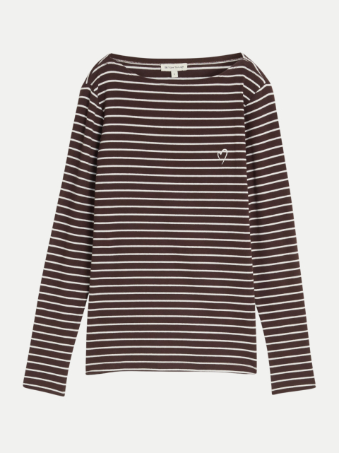 Tom Tailor Casual Langarmshirt mit Streifenmuster bei Robert Ley