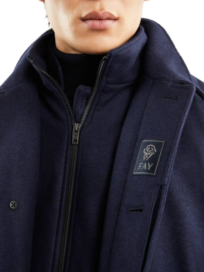 Fay Double-Front Wollmantel Easy Morning bei Robert Ley