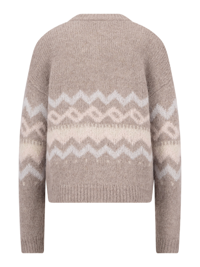Fynch-Hatton Strickjacke mit Norwegermuster bei Robert Ley