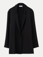 Rosso35 Einreihiger Blazer 196 black bei Robert Ley