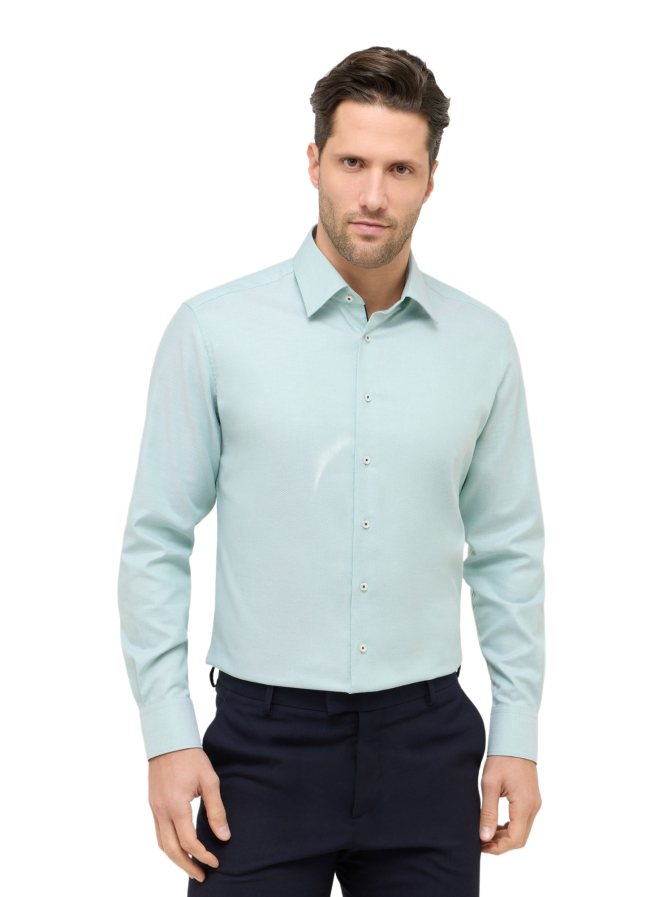 Eterna Modern-Fit Hemd mit Dobbydesign bei Robert Ley