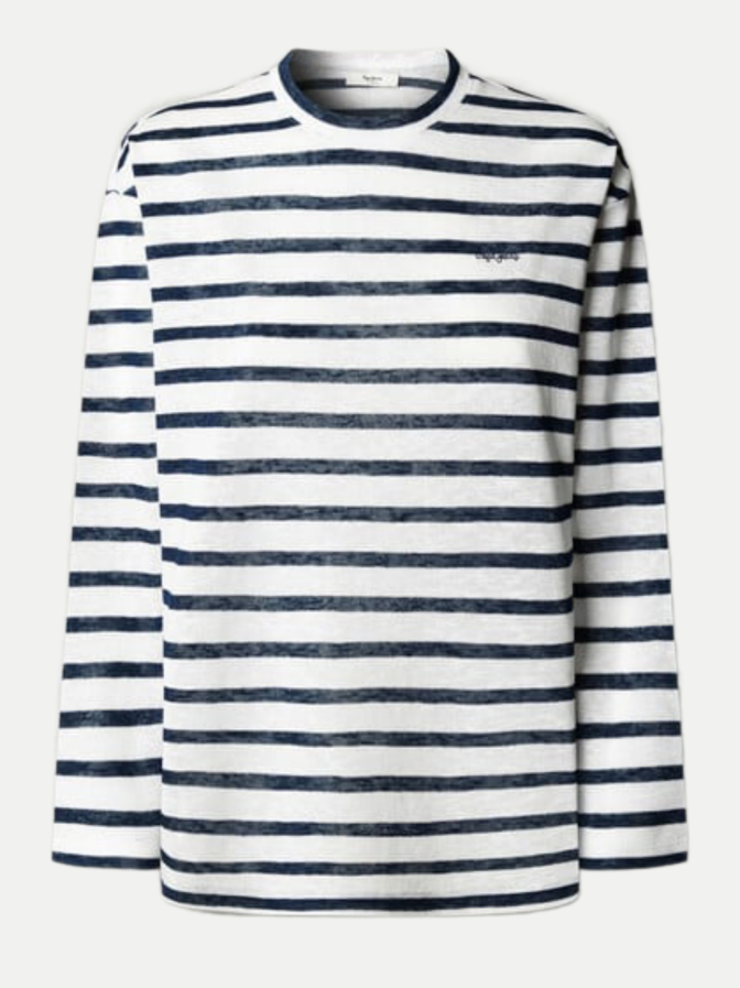 Pepe Jeans Gestreiftes Langarm-Shirt bei Robert Ley