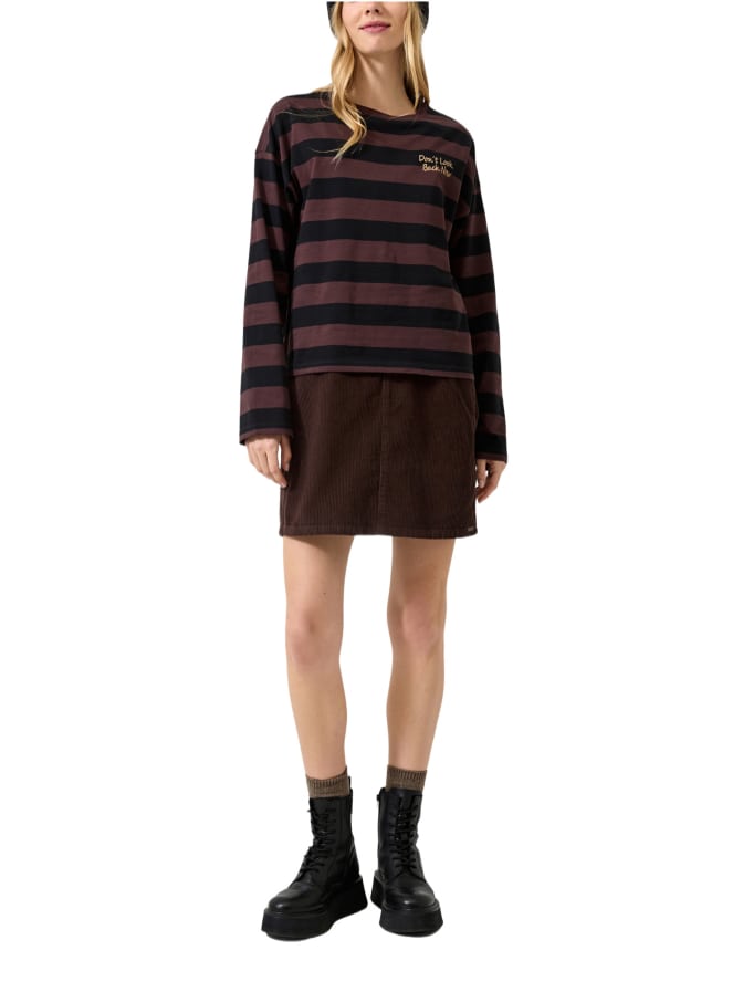 Q/S designed by Langarmshirt mit Streifen-Muster bei Robert Ley