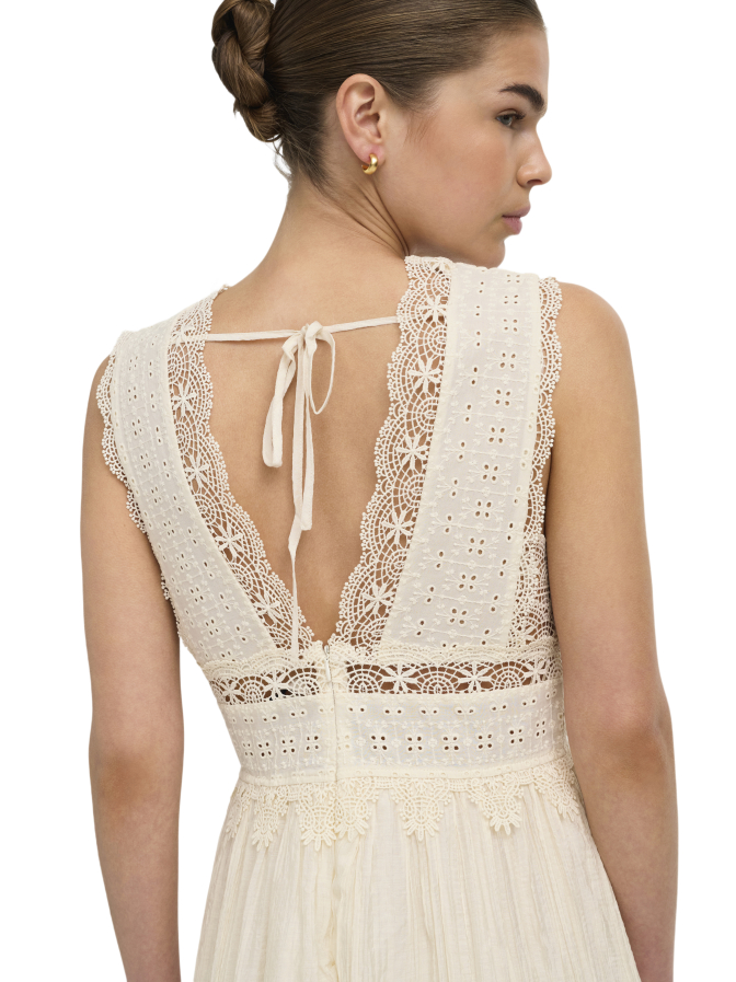 Only Midi-Kleid ONLMELOR mit Spitzendetails bei Robert Ley