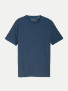Tom Tailor Denim T-Shirt in Melange-Optik 40106-nighttime blue melange bei Robert Ley