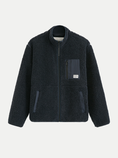 Marc O'Polo DENIM Teddy-Jacke mit Stehkragen bei Robert Ley