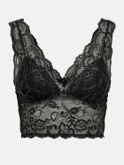 Only Spitzen BH Chloe 177911002-Black/Foil (black glitter) bei Robert Ley
