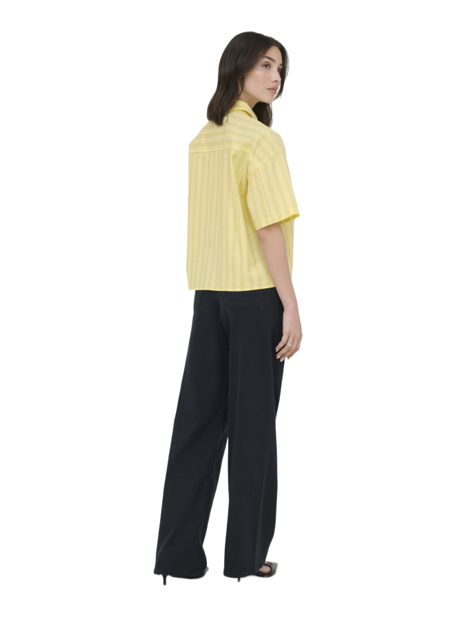 JDY Kurzarm Hemdbluse mit aufgesetzten Brusttaschen bei Robert Ley