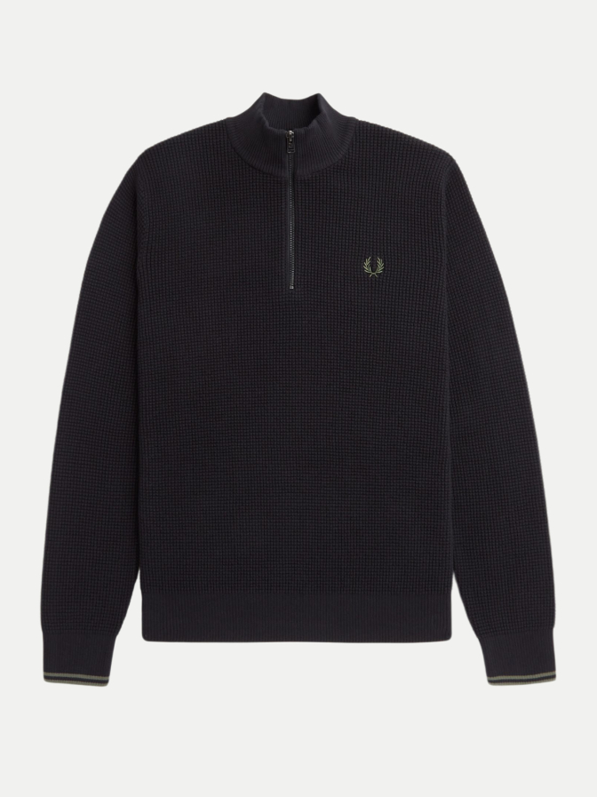 Fred Perry Troyer mit Waffel-Struktur bei Robert Ley