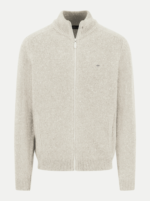 Fynch-Hatton Strickjacke mit Stehkragen aus Woll-Mix bei Robert Ley