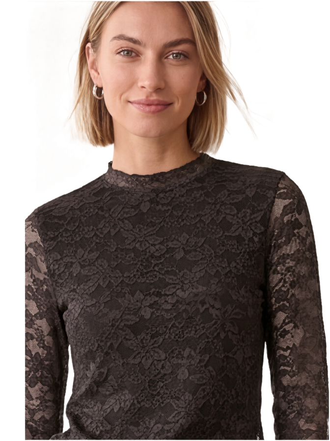 Street One Gemustertes Shirt mit Turtleneck bei Robert Ley