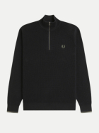 Fred Perry Troyer mit Waffel-Struktur 198-black bei Robert Ley