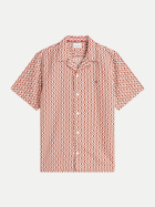 Tommy Hilfiger Kurzarm-Hemd aus Leinen-Mix 0JG-ORANGE bei Robert Ley