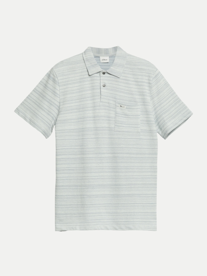 s.Oliver RED LABEL Poloshirt mit Streifen-Muster bei Robert Ley