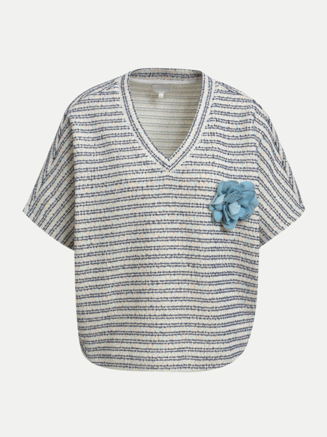Milano Italy T-Shirt mit V-Ausschnitt bei Robert Ley
