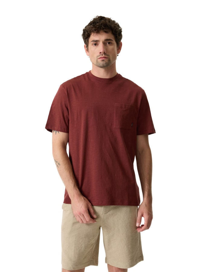 Garcia Basic-T-Shirt mit Brusttasche bei Robert Ley
