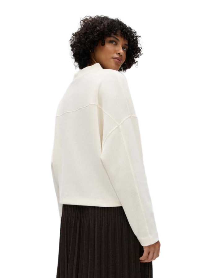 Opus Sweatshirt Gemse in samtiger Cord Optik bei Robert Ley