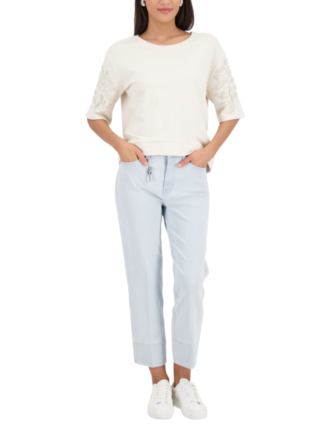 Monari Sweatshirt mit Perlenschmuck bei Robert Ley