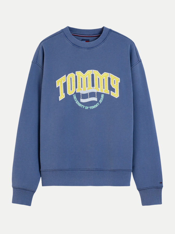 Tommy Jeans Sweatshirt mit Logo-Print bei Robert Ley