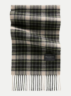 Marc O'Polo Wollschal mit Karo-Muster 3061-Dark Green_Multi_04 bei Robert Ley